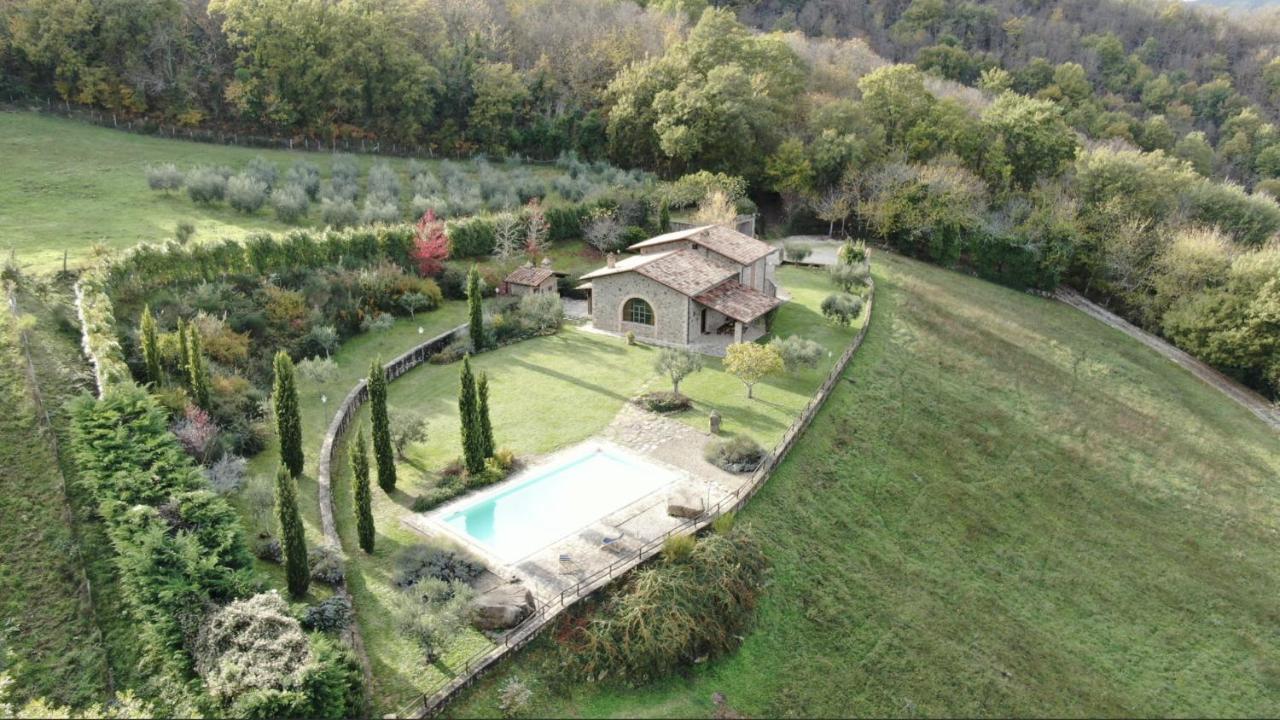 Villa Elisa - Private Pool & Airco Near Reschio Castle Lugnano Luaran gambar