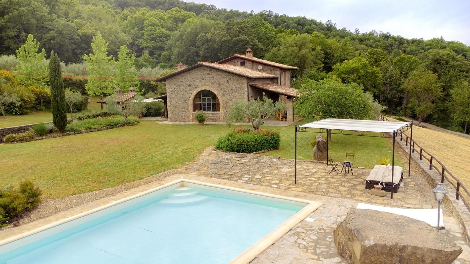 Villa Elisa - Private Pool & Airco Near Reschio Castle Lugnano Luaran gambar