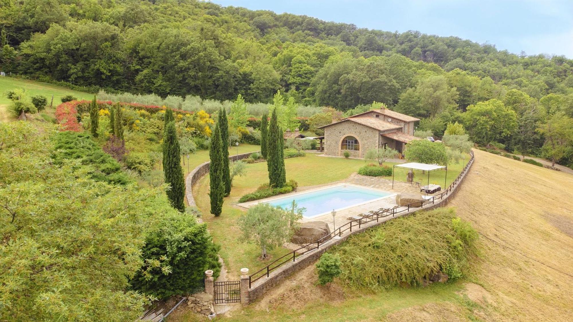 Villa Elisa - Private Pool & Airco Near Reschio Castle Lugnano Luaran gambar